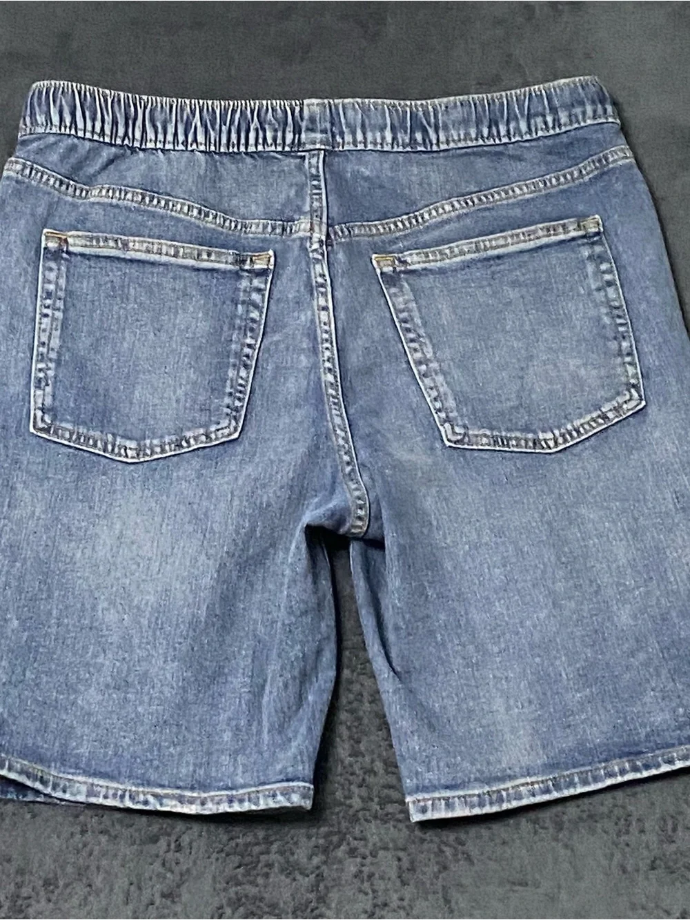 NEW Old Navy Jean Shorts Kids Boys XXL 18 Jorts Stretch Pull on Denim Bermuda